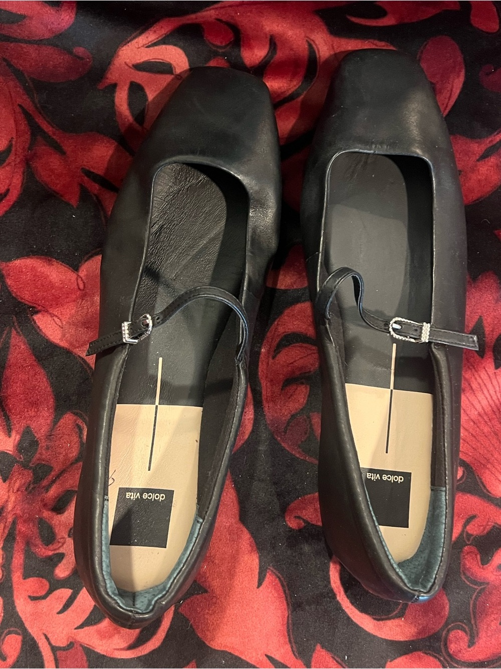 Dolce Vita Reyes black Mary Jane Flats